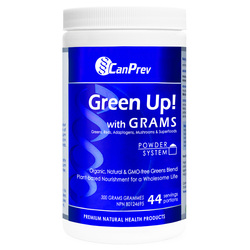 Green Up Powder on white background