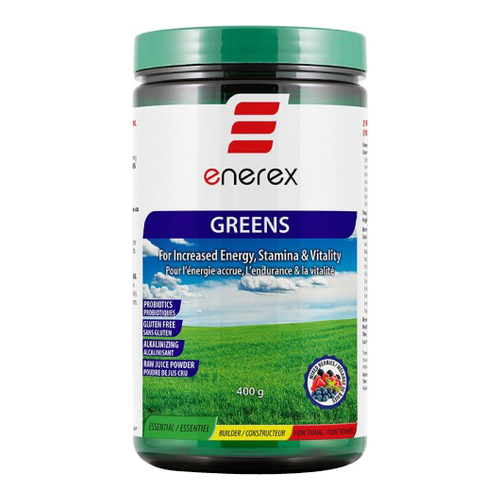 Enerex Greens Mixed Berries on white background