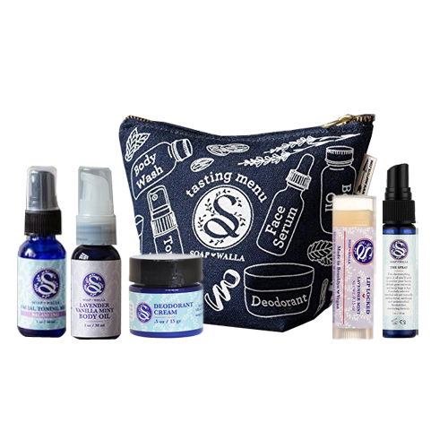 Soapwalla Gym Essentials Kit on white background
