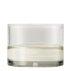 HA Gel Hyaluronic Acid Gel on white background