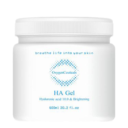 HA Gel Hyaluronic Acid Gel on white background