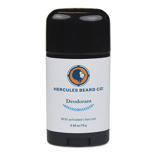 Hercules Beard Co Activated Charcoal Deodorant on white background