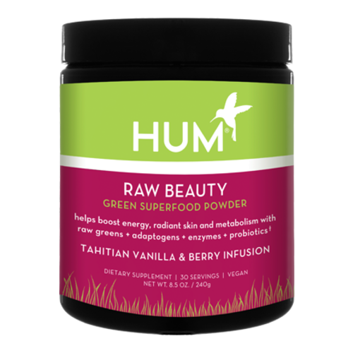HUM Nutrition Raw Beauty - Vanilla And Berry | 30 Servings on white background