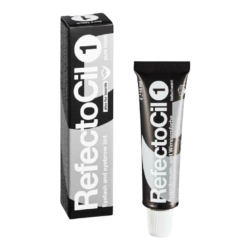 RefectoCil Hair Colour - #1 - Black on white background