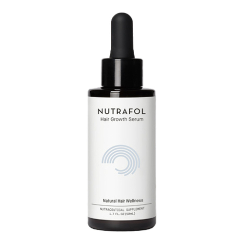 Nutrafol Hair Growth Serum on white background