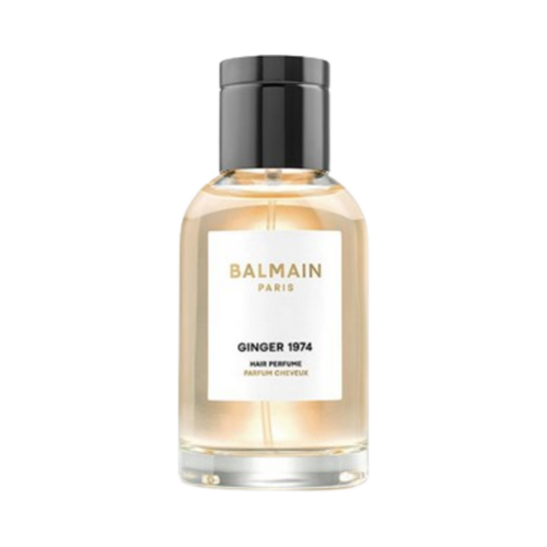 BALMAIN Paris Hair Couture Hair Perfume Ginger 1974 on white background