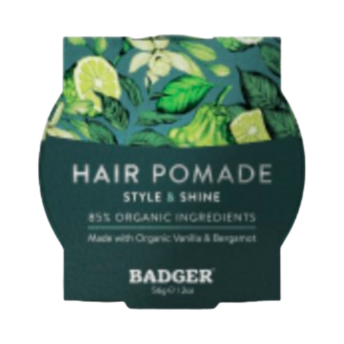 Badger Balms Hair Pomade, 56g/1.98 oz Badger Balms Hair Pomade on white background