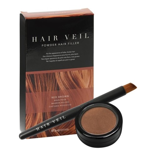 FHI Brands Hair Veil - Red Brown, 1 piece