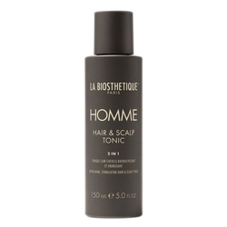 Homme Hair and Scalp Tonic on white background