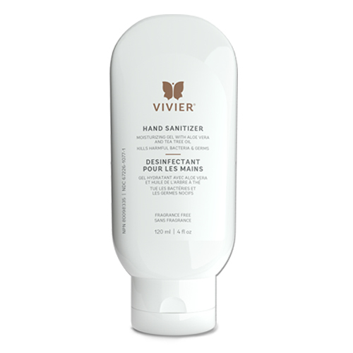 VivierSkin Hand Sanitizer on white background