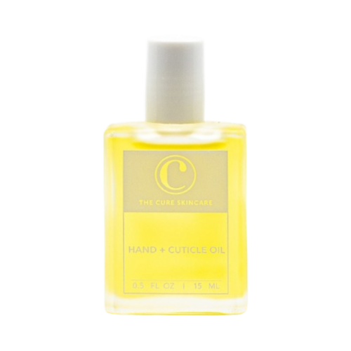 The Cure Skincare Hands + Cuticle Oil on white background