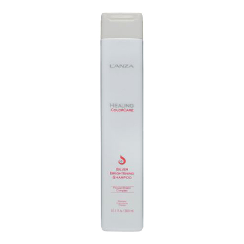 Lanza Healing ColorCare Silver Brightening Shampoo on white background