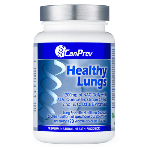 CanPrev Healthy Lungs on white background