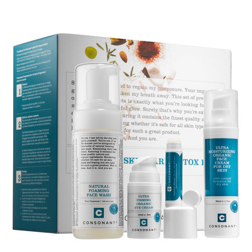 Consonant Healthy Skin Care Detox Kit - Dry Skin on white background