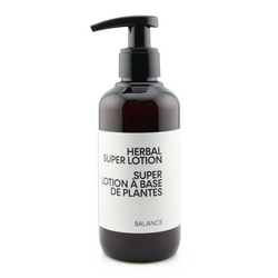 Herbal Super Lotion on white background