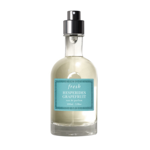 Fresh Hesperides Grapefruit EDP on white background