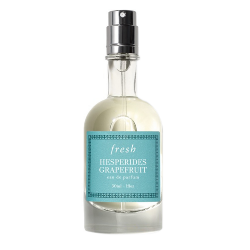 Fresh Hesperides Grapefruit EDP on white background