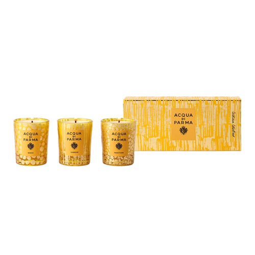 Acqua Di Parma Holiday Candle Gift Set Trio, 1 set Acqua Di Parma Holiday Candle Gift Set Trio on white background