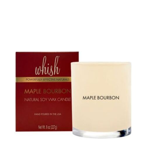 Whish Holiday Candle - Maple Bourbon, 227g/8 oz