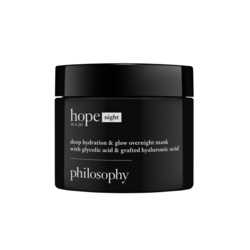 Hope In A Jar Deep Hydration and Glow Overnight Mask on white background