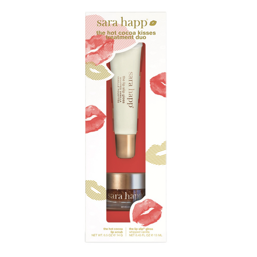 Sara Happ Hot Cocoa Kisses Treatment Duo, 1 set Sara Happ Hot Cocoa Kisses Treatment Duo on white background