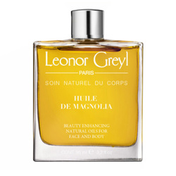 Huile De Magnolia on white background