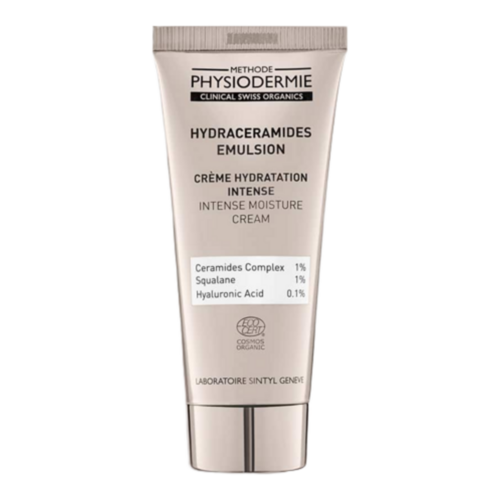 Physiodermie HydraCeramides Emulsion Organic on white background