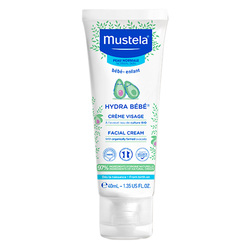 Hydra Bebe Face Cream on white background