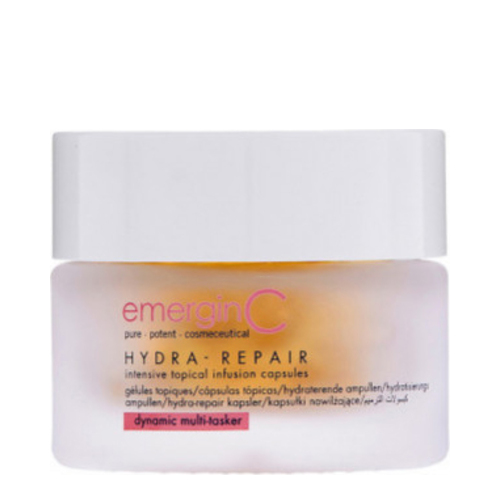 emerginC Hydra-Repair Topical Infusion Capsules on white background