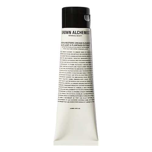 Grown Alchemist Hydra-Restore Cream Cleanser - Olive Leave Plantago on white background