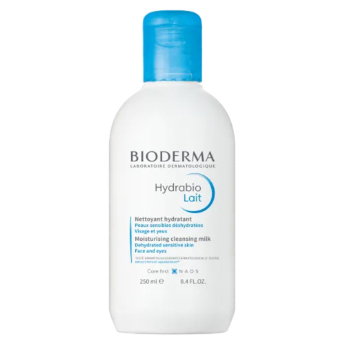 Bioderma Hydrabio Milk on white background