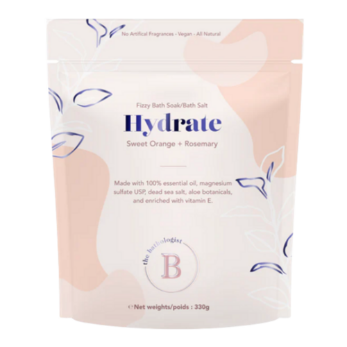 The Bathologist Hydrate Fizzy Bath Soak on white background