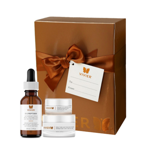 VivierSkin Hydrated Skin Gift Set on white background