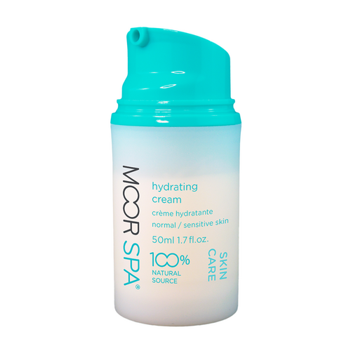 Moor Spa Hydrating Cream on white background