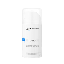 Hydrogel on white background