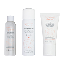 Hypersensitive Skin Regimen on white background