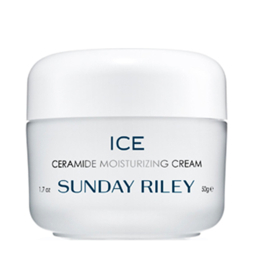 Sunday Riley ICE Ceramide Moisturizing Cream on white background