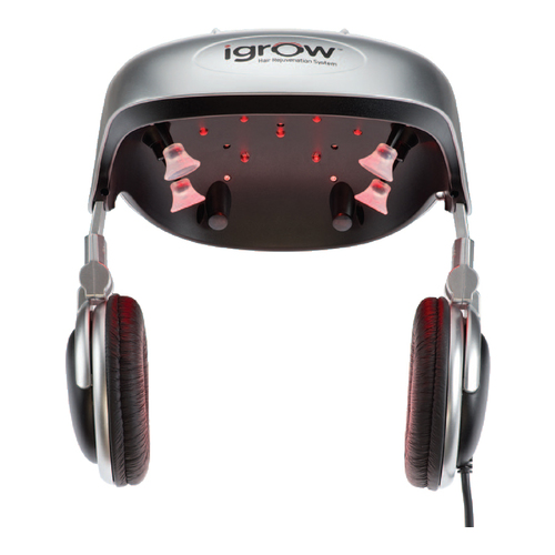 iGrow Hair Growth Laser Helmet on white background