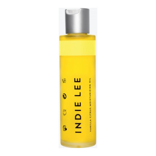Indie Lee Lavender Chamomile Moisturizing Oil on white background