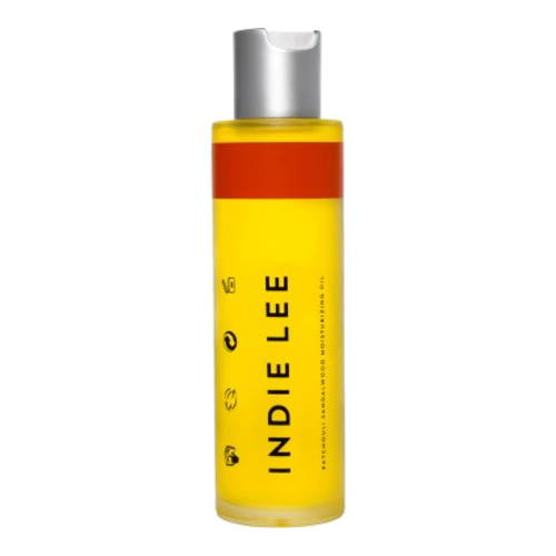 Indie Lee Lavender Chamomile Moisturizing Oil on white background