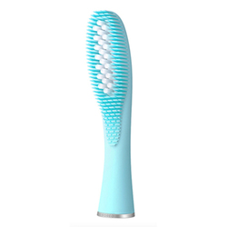 ISSA Hybrid Wave Brush Head - Mint on white background