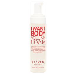 I Want Body Volume Foam on white background