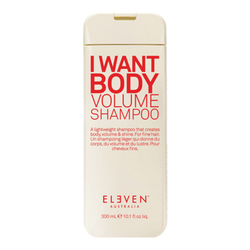 I Want Body Volume Shampoo on white background