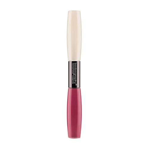 Bodyography Icon Dual Lip Gloss - Bombshell (Raisin) on white background