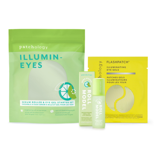 Patchology Illumin-Eyes Brightening Eye Serum + Illuminating Eye Gel Kit, 1 set