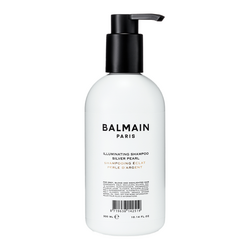 Illuminating Shampoo Silver Pearl on white background