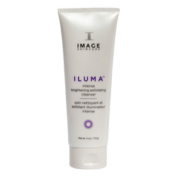 Iluma Intense Brightening Exfoliating Cleanser on white background