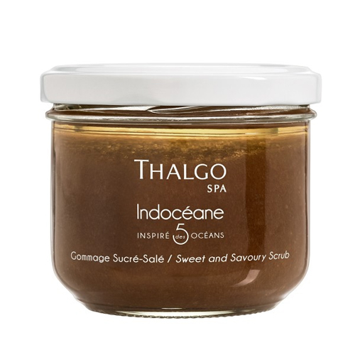 Thalgo Indoceane Sweet and Savory Body Scrub on white background
