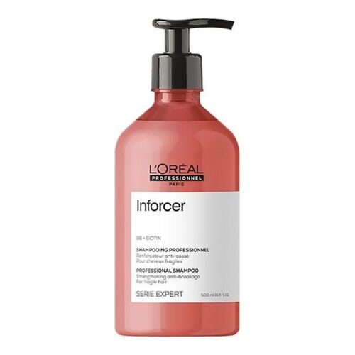 Loreal Professional Paris Inforcer Shampoo on white background