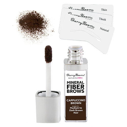 Cherry Blooms Instant Fiber Brow Kit-01 Cappuccino Brown, 1 set